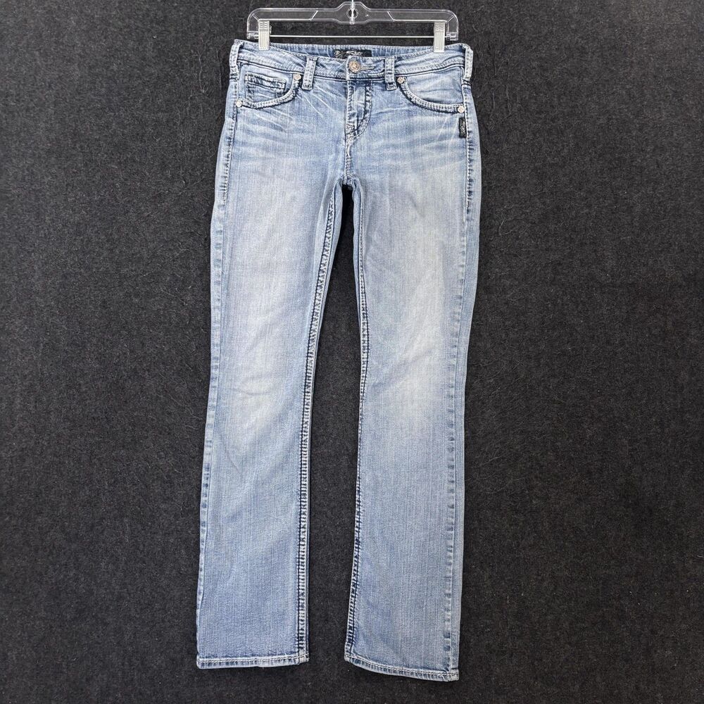 Silver Jeans Co Suki High-Rise Baby Boot Jeans Women's 29x32 Stretch Denim
